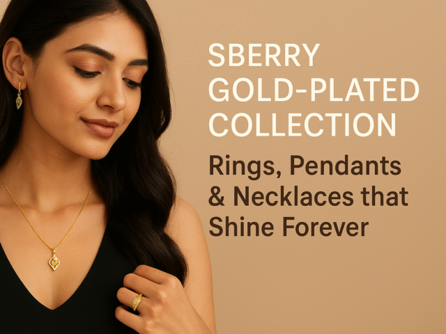 Sberry Gold-Plated Silver Collection – Where Every Shine Speaks of Luxury